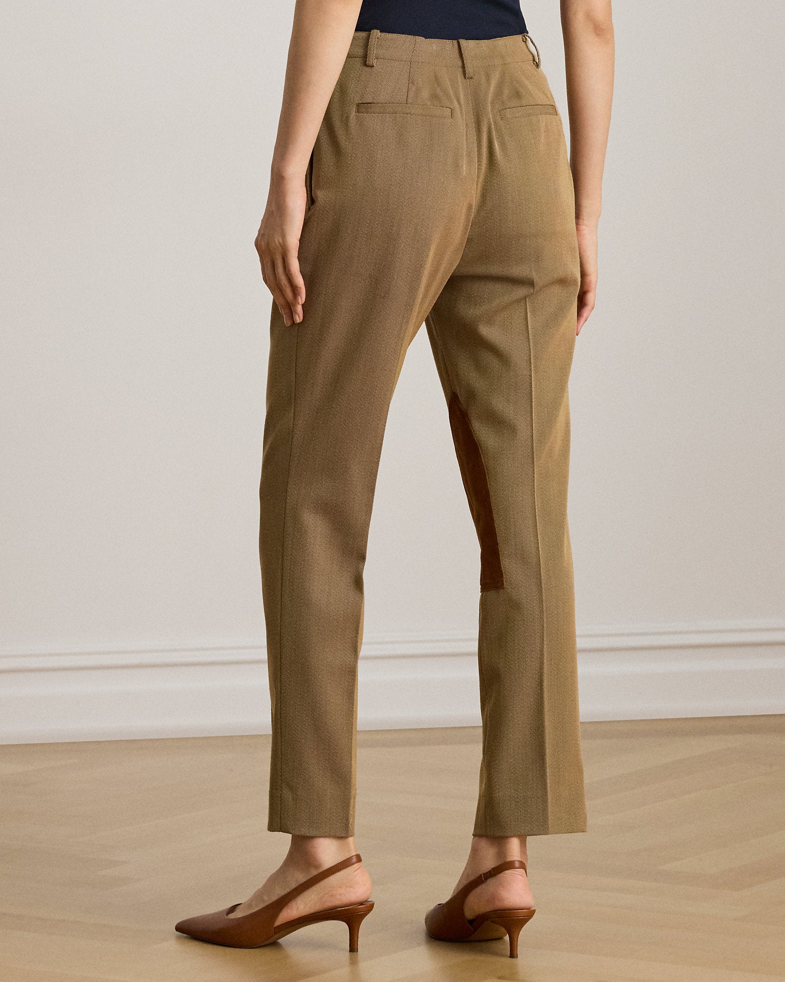 Ralph Lauren SuedeTrim BiStretch Jodhpur Pant