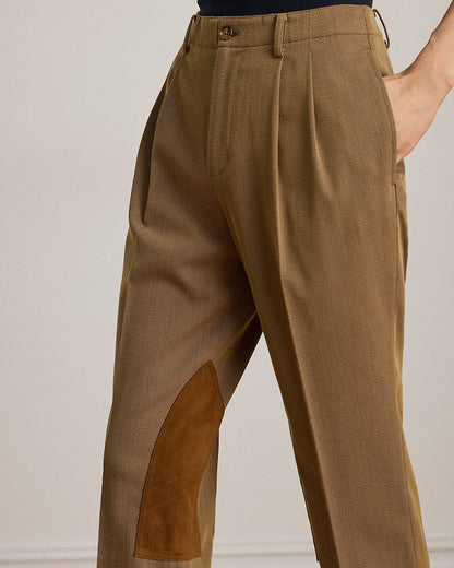 Ralph Lauren SuedeTrim BiStretch Jodhpur Pant
