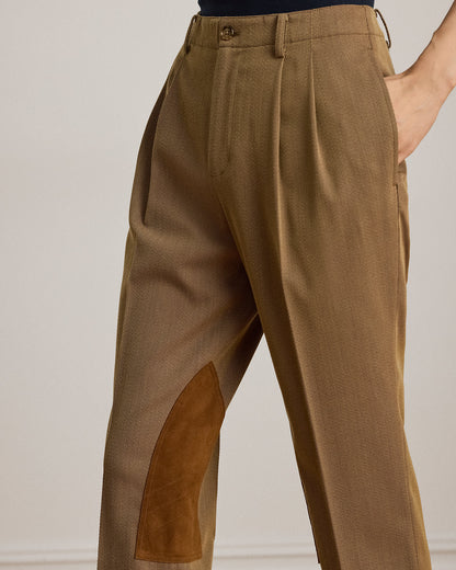 Ralph Lauren SuedeTrim BiStretch Jodhpur Pant