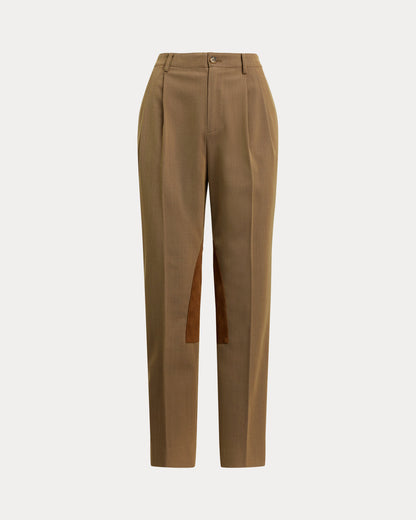 Ralph Lauren SuedeTrim BiStretch Jodhpur Pant