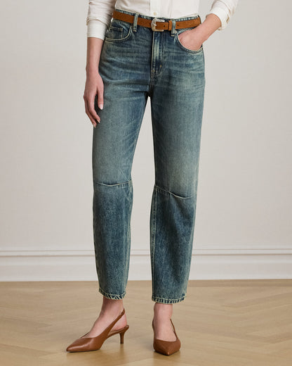 Ralph Lauren HighRise Barrel Jean