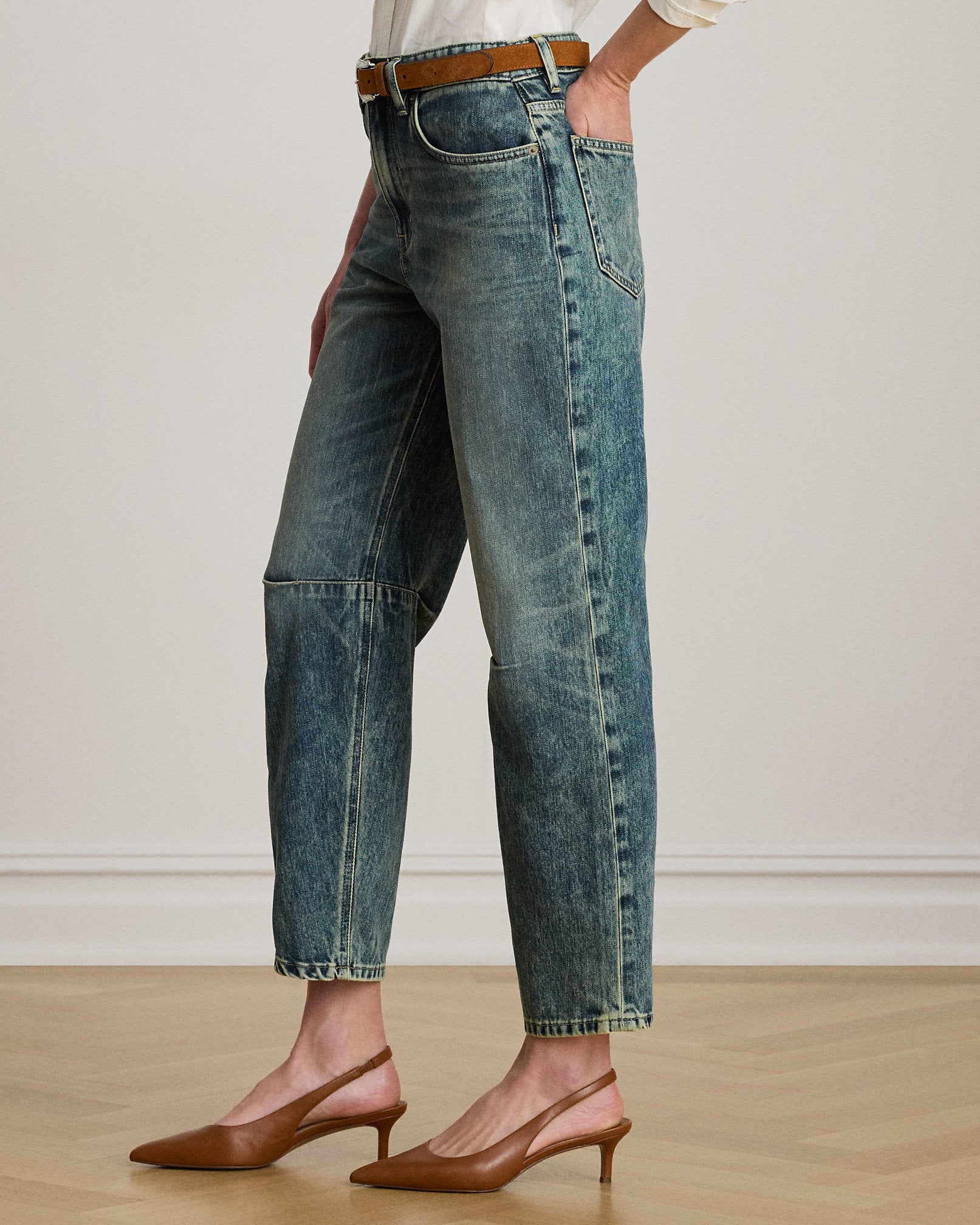 Ralph Lauren HighRise Barrel Jean