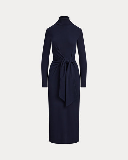 Ralph Lauren TieFront Turtleneck Dress