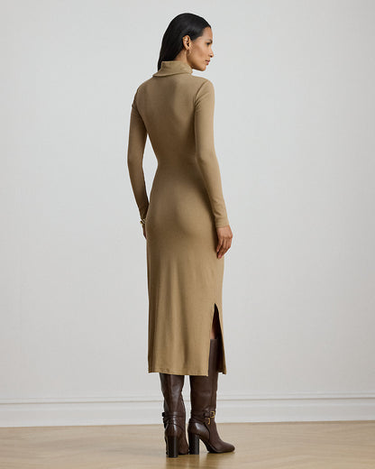 Ralph Lauren TieFront Turtleneck Dress