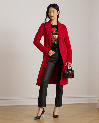 Ralph Lauren Coated HighRise Straight Ankle Jean