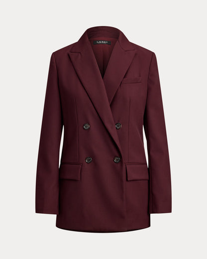 Ralph Lauren DoubleBreasted WoolBlend Twill Blazer