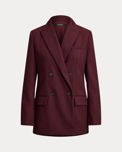 Ralph Lauren DoubleBreasted WoolBlend Twill Blazer