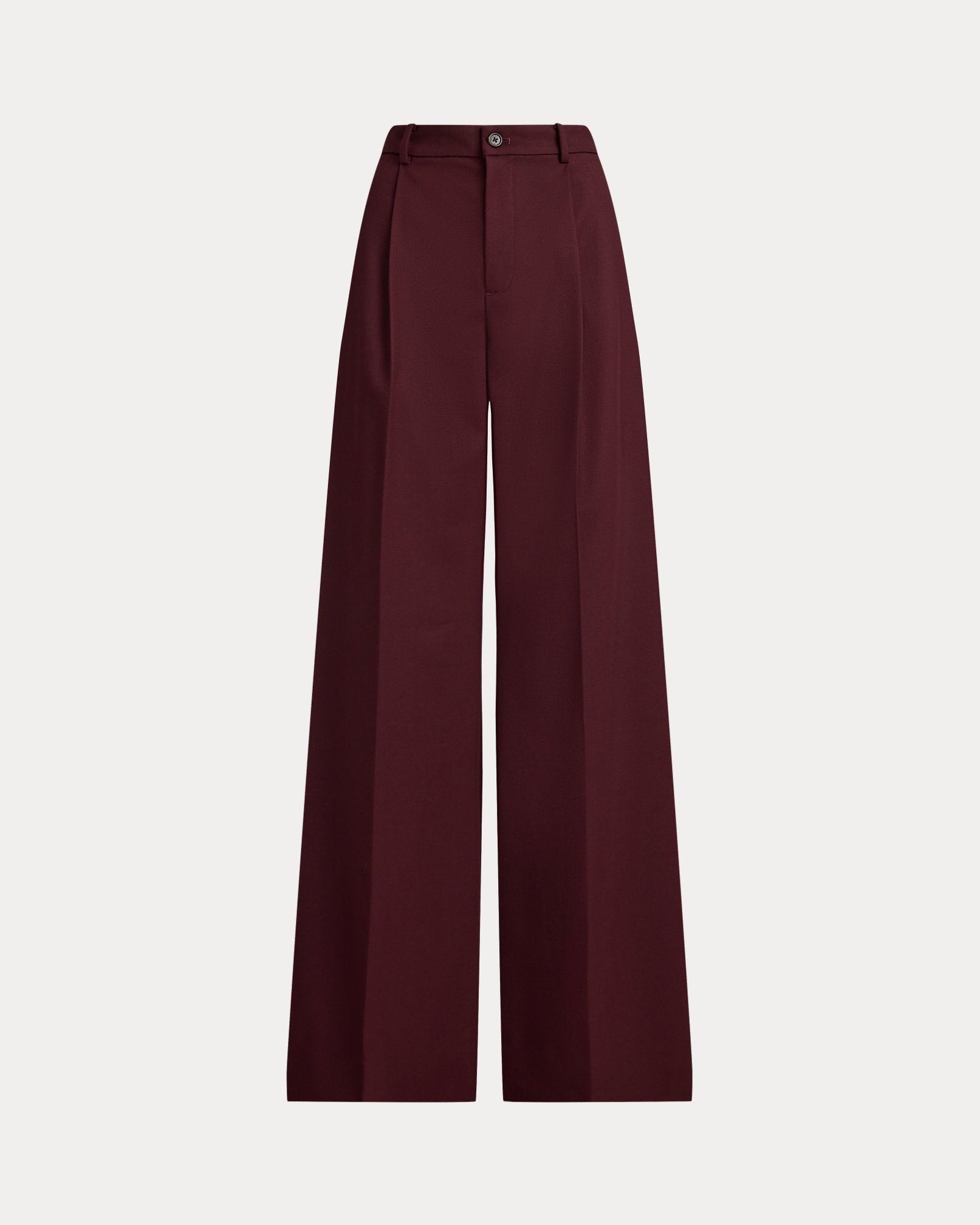 Ralph Lauren WoolBlend Twill WideLeg Pant