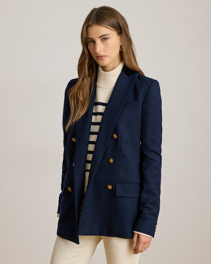 Ralph Lauren DoubleBreasted Wool Twill Blazer