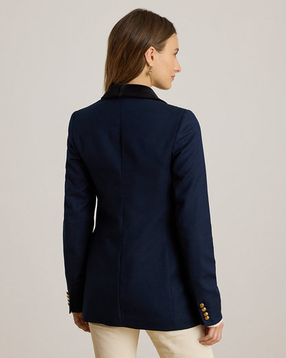 Ralph Lauren DoubleBreasted Wool Twill Blazer