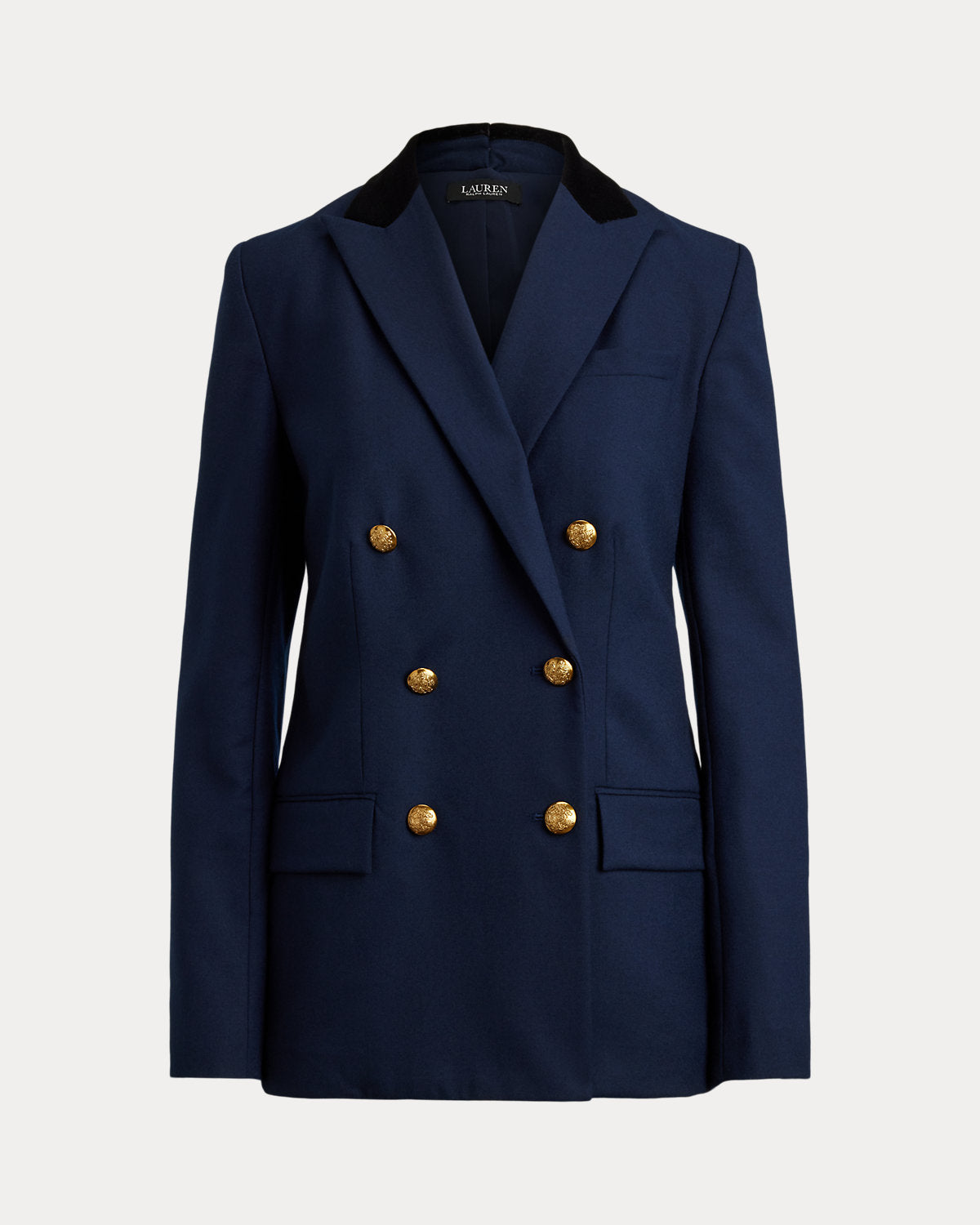 Ralph Lauren DoubleBreasted Wool Twill Blazer
