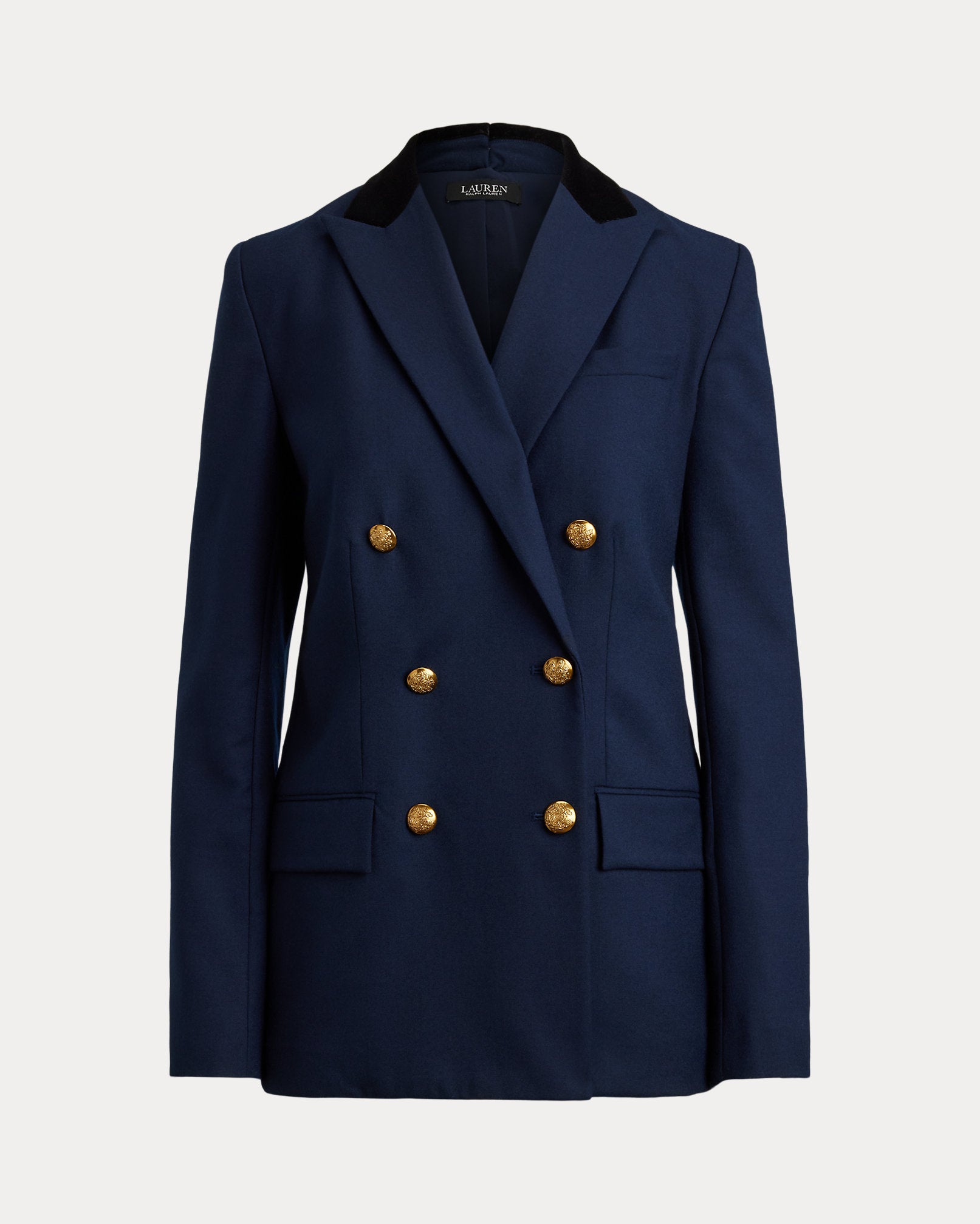 Ralph Lauren DoubleBreasted Wool Twill Blazer