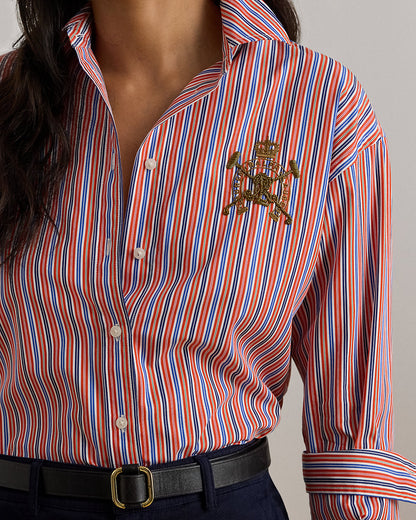 Ralph Lauren Relaxed Fit Striped Broadcloth Shirt