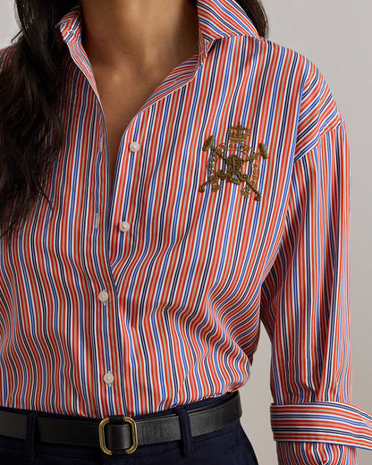 Ralph Lauren Relaxed Fit Striped Broadcloth Shirt