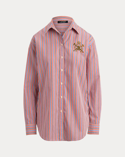 Ralph Lauren Relaxed Fit Striped Broadcloth Shirt