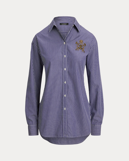 Ralph Lauren Relaxed Fit Striped Broadcloth Shirt