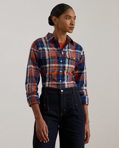 Ralph Lauren Plaid Cotton Twill Shirt