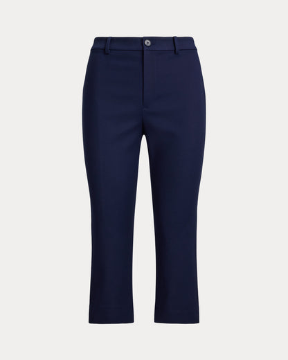 Ralph Lauren DoubleFaced Stretch Cotton Capri Pant