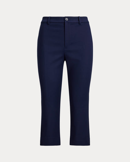 Ralph Lauren DoubleFaced Stretch Cotton Capri Pant