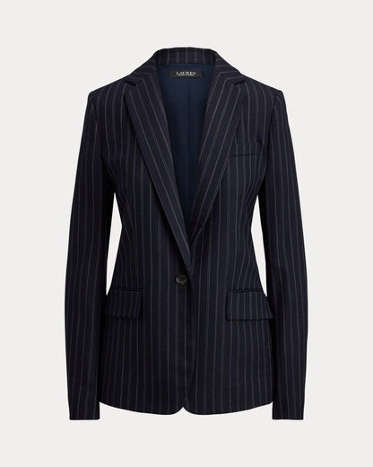 Ralph Lauren Striped WoolBlend Twill Blazer
