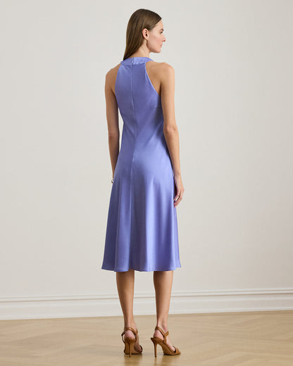 Ralph Lauren Satin Charmeuse Halter Dress