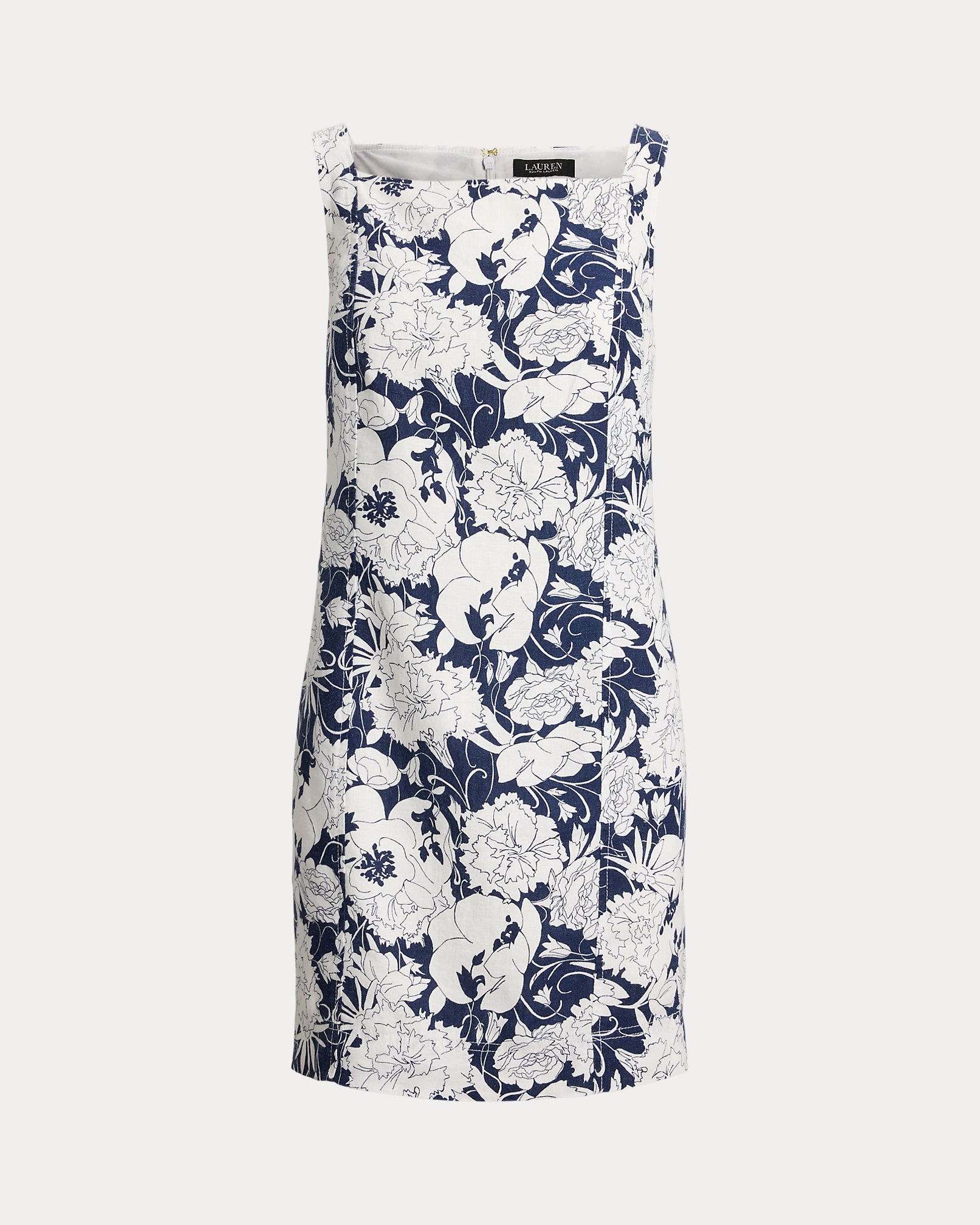 Ralph Lauren Floral Linen Sleeveless Dress
