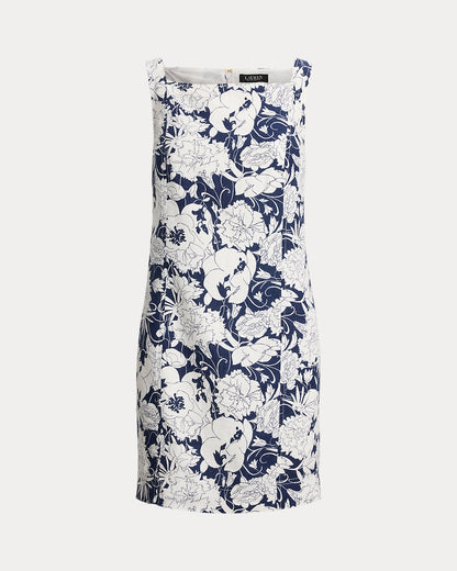 Ralph Lauren Floral Linen Sleeveless Dress