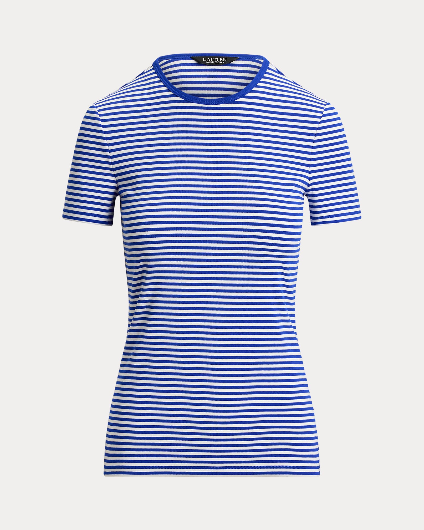 Ralph Lauren Striped Stretch Cotton Crewneck Tee