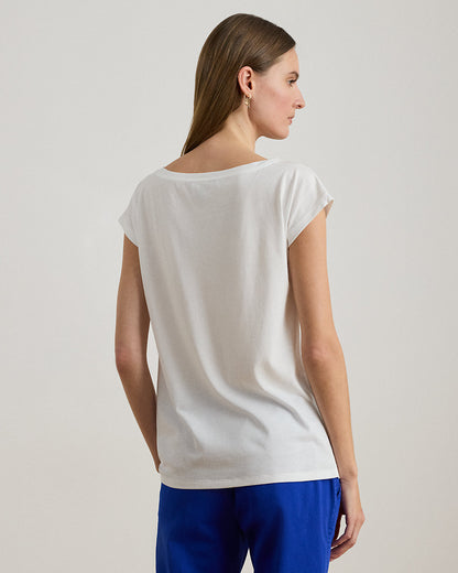Ralph Lauren Graphic CottonModal Jersey Tee