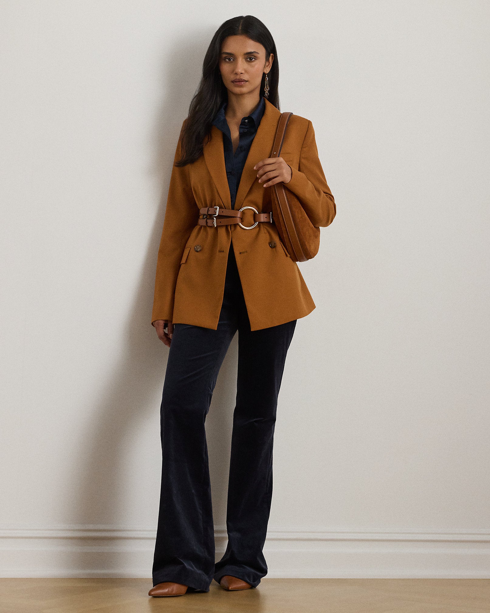 Ralph Lauren DoubleBreasted Wool Twill Blazer
