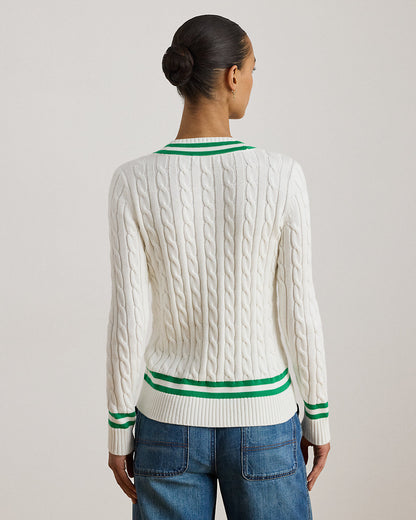 Ralph Lauren CableKnit Cricket Sweater