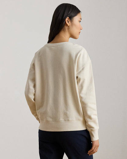 Ralph Lauren AnchorLogo Cotton French Terry Pullover
