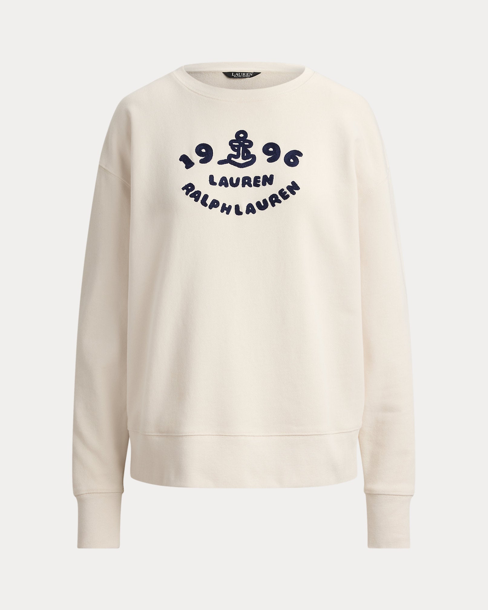 Ralph Lauren AnchorLogo Cotton French Terry Pullover