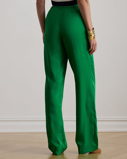 Ralph Lauren Pleated Twill Tapered Pant