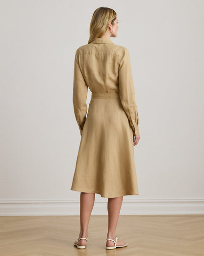 Ralph Lauren Belted Linen Shirtdress