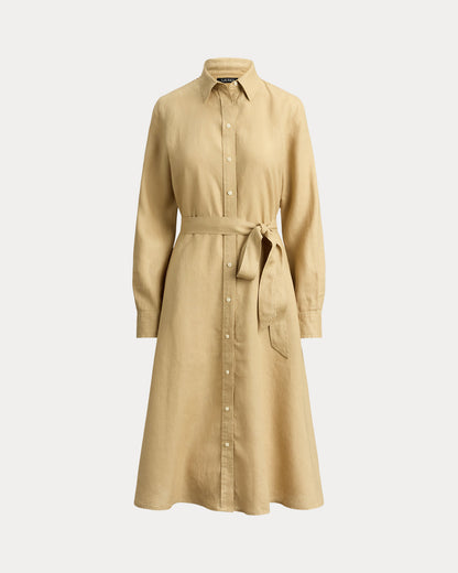 Ralph Lauren Belted Linen Shirtdress