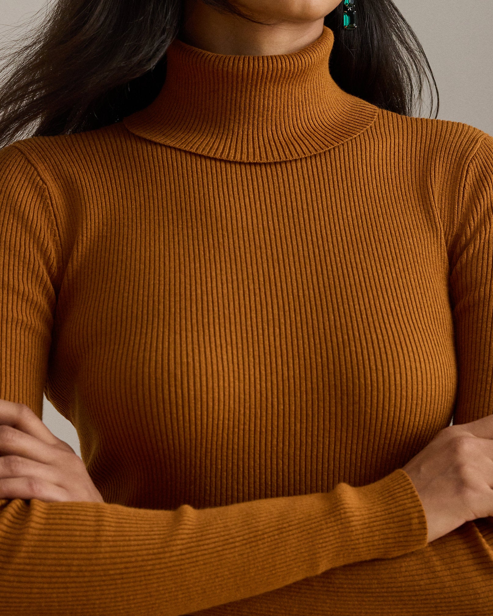 Ralph Lauren Ribbed Turtleneck Sweater