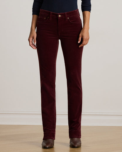 Ralph Lauren Stretch Corduroy MidRise Straight Pant