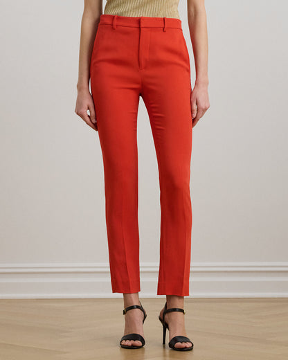 Ralph Lauren Stretch Cady Cropped Pant