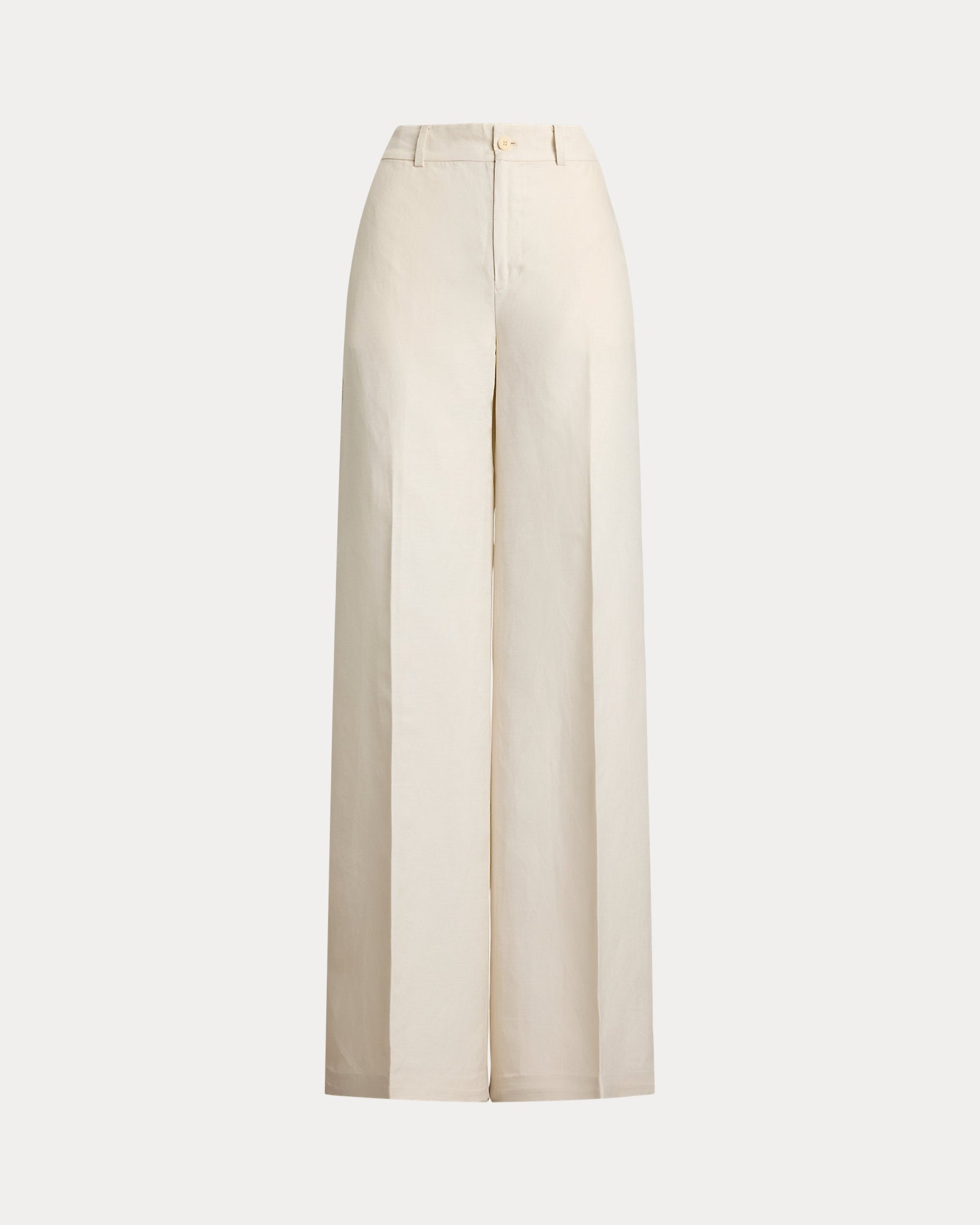 Ralph Lauren LinenBlend Twill WideLeg Pant