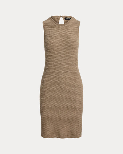 Ralph Lauren BasketWeave Sleeveless Sweater Dress