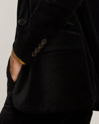 Ralph Lauren Stretch Velvet Blazer