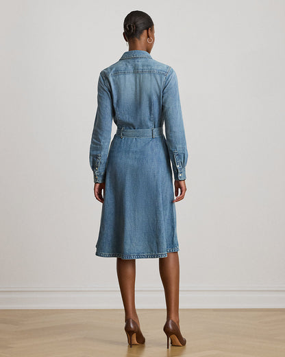 Ralph Lauren Belted Denim Shirtdress
