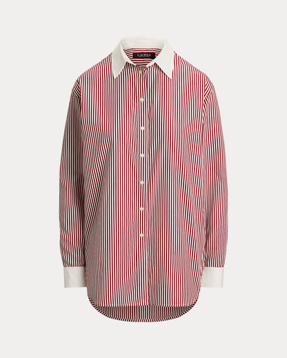 Ralph Lauren Striped Cotton Broadcloth Shirt
