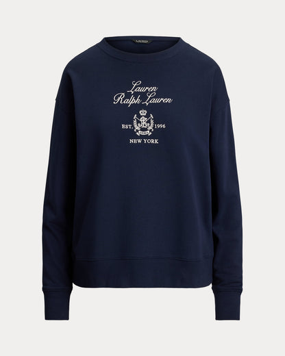 Ralph Lauren EmbroideredCrest Fleece Pullover
