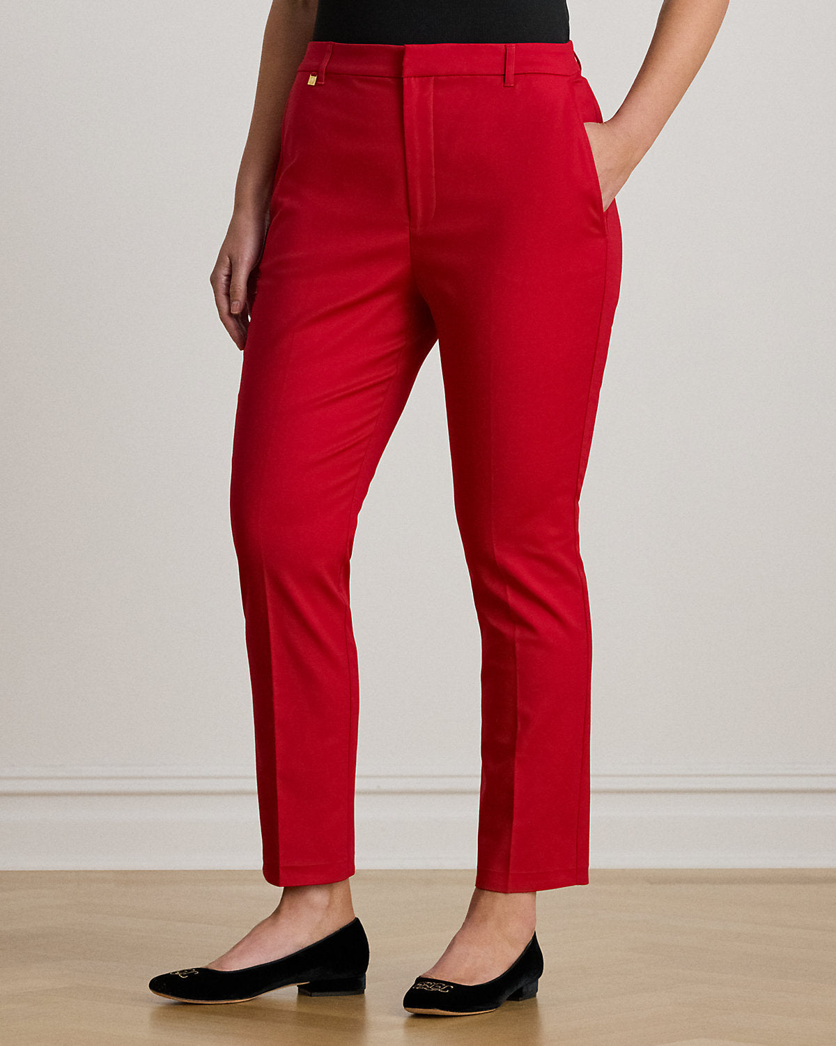 Ralph Lauren DoubleFaced Stretch Cotton Pant