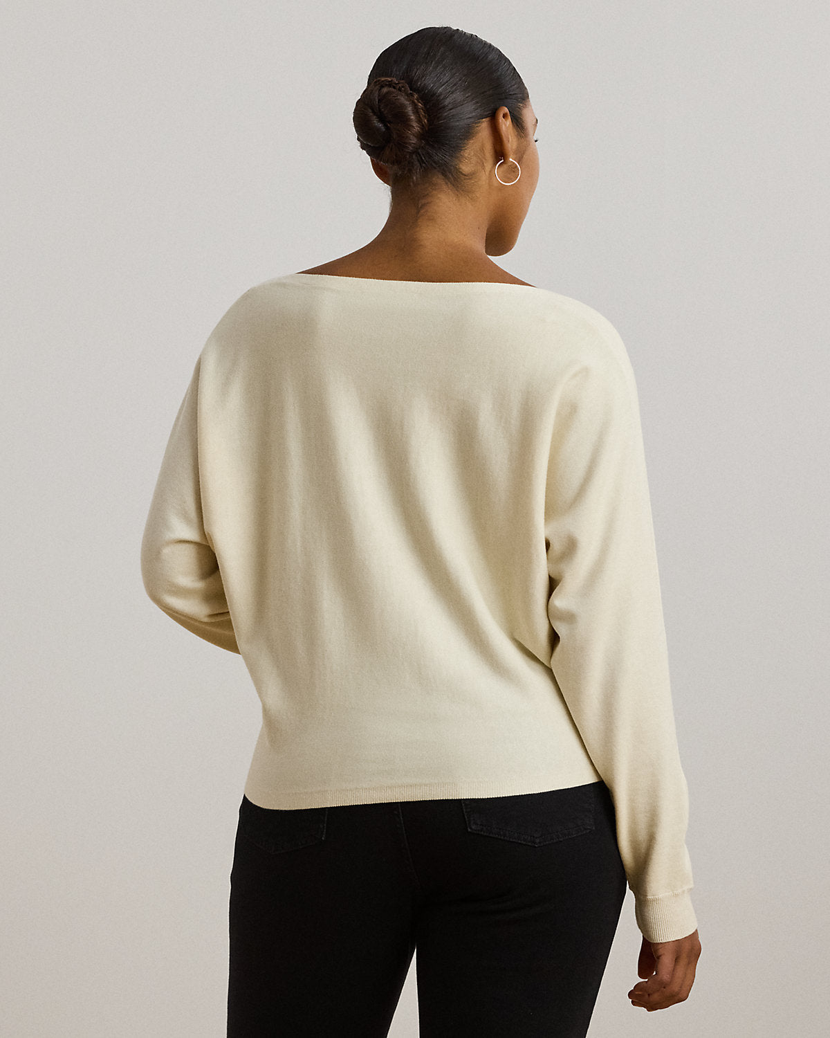 Ralph Lauren CottonBlend DolmanSleeve Sweater