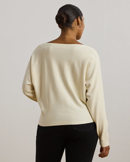 Ralph Lauren CottonBlend DolmanSleeve Sweater