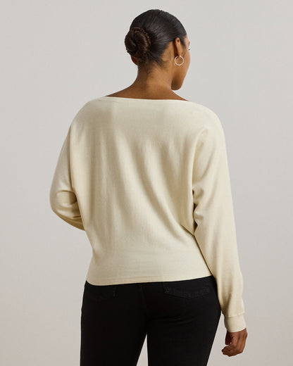 Ralph Lauren CottonBlend DolmanSleeve Sweater