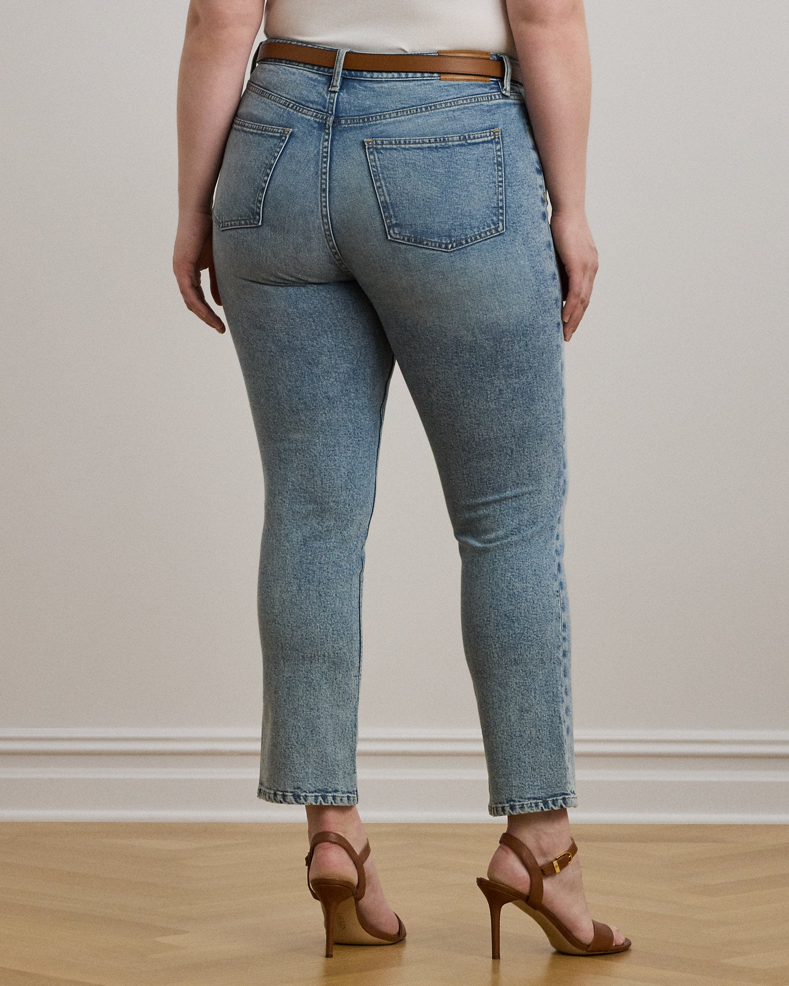 Ralph Lauren HighRise Straight Ankle Jean